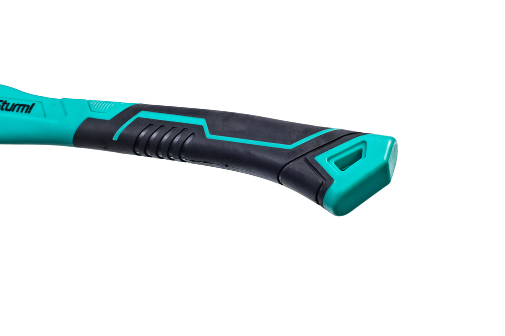 Топор, 800г, фиберглассовая обрезиненная рукоятка, Sturm!