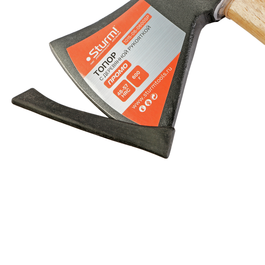 Топор, 600г, деревянная рукоятка, Sturm!