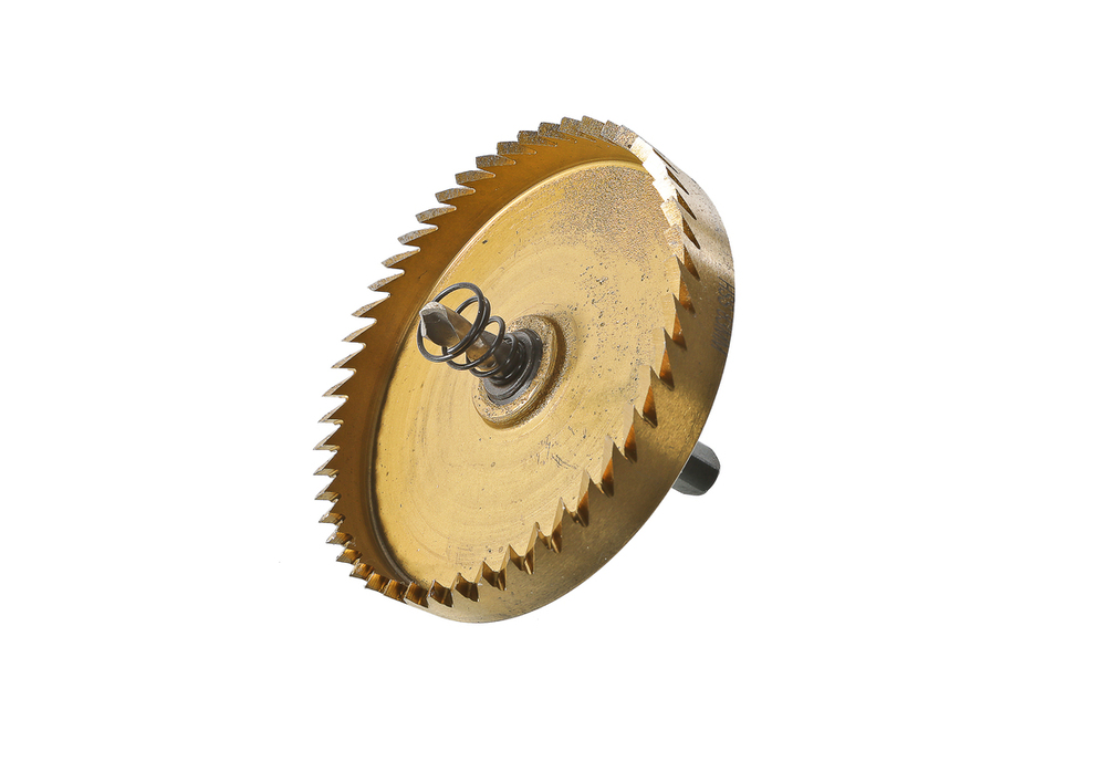 Коронка биметаллическая, 83 мм, по тонколистовому металлу, центрирующее сверло, Sturm!