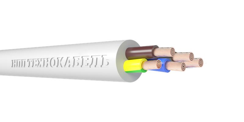 Провод ПВС 5х1.5 (4х1.5+1х1.5) 380В Б (бухта) (м)
