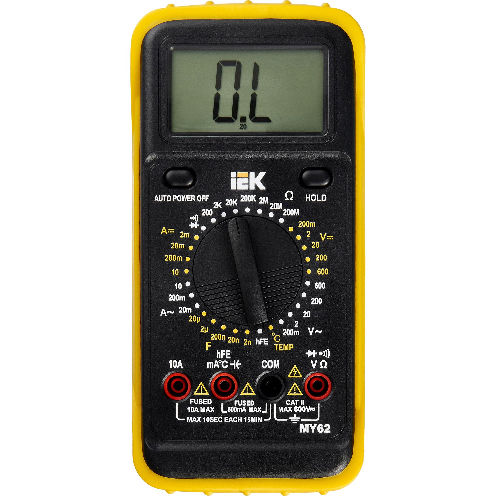 Мультиметр цифровой PROFESSIONAL MY62 IEK