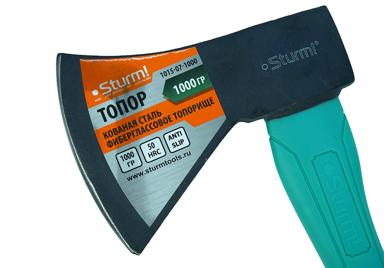 Топор ''Tomahawk'', 1000г, фиберглассовая рукоятка, Sturm!