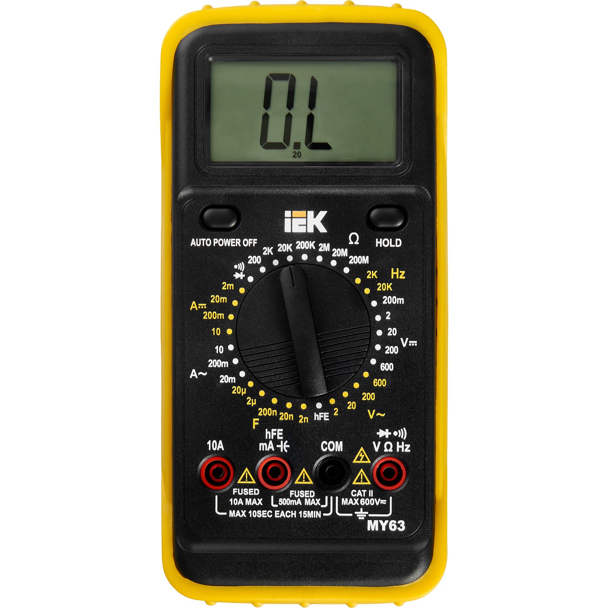 Мультиметр цифровой PROFESSIONAL MY63 IEK