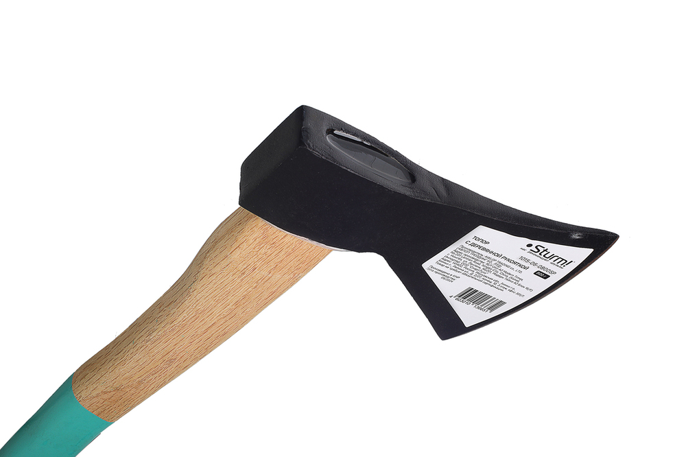 Топор, 800г, деревянная рукоятка, Sturm