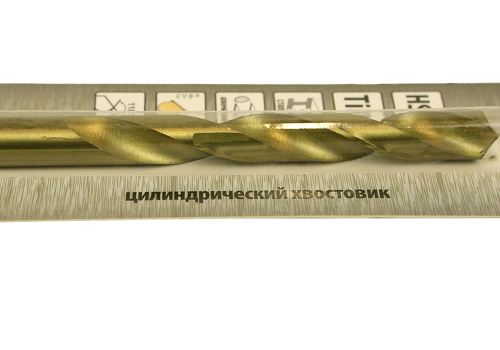 Сверло по металлу Sturm! 10,2х133 мм, сталь HSS, нитридтитан., 118° ,блистер 1 шт