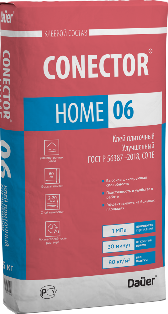 CONECTOR 06 Клей плиточный Улучшенный 25 кг