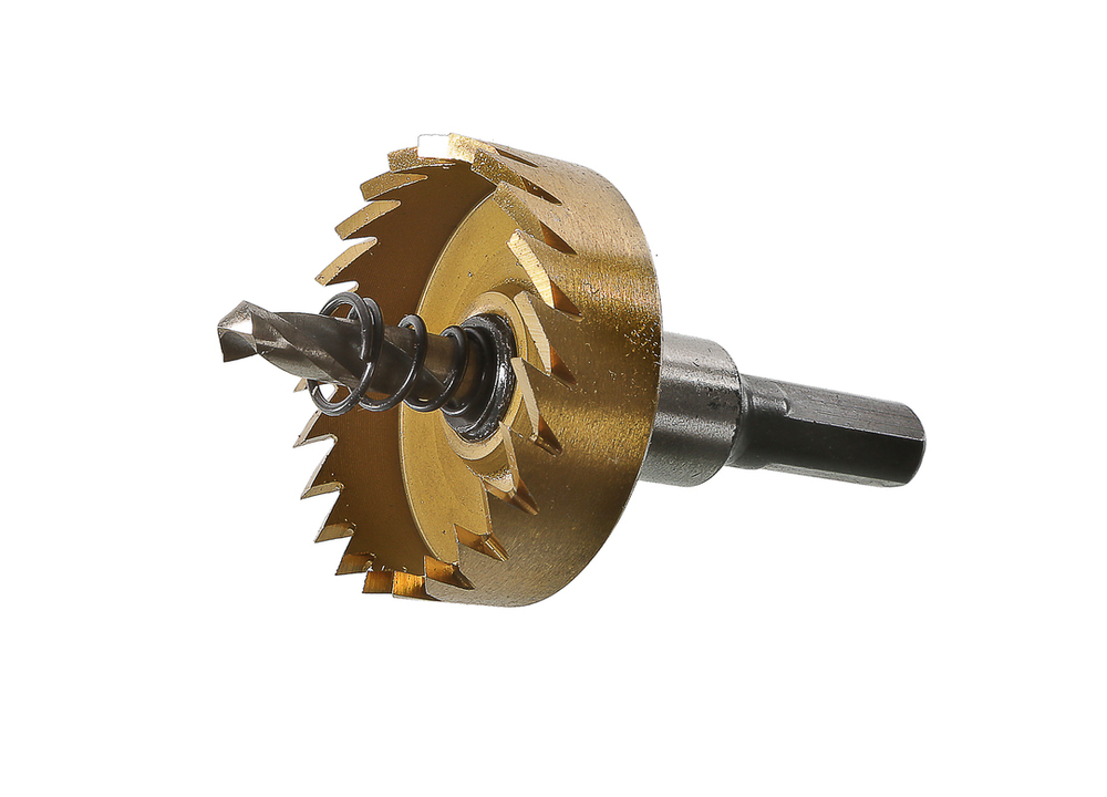 Коронка биметаллическая, 40 мм, по тонколистовому металлу, центрирующее сверло, Sturm!