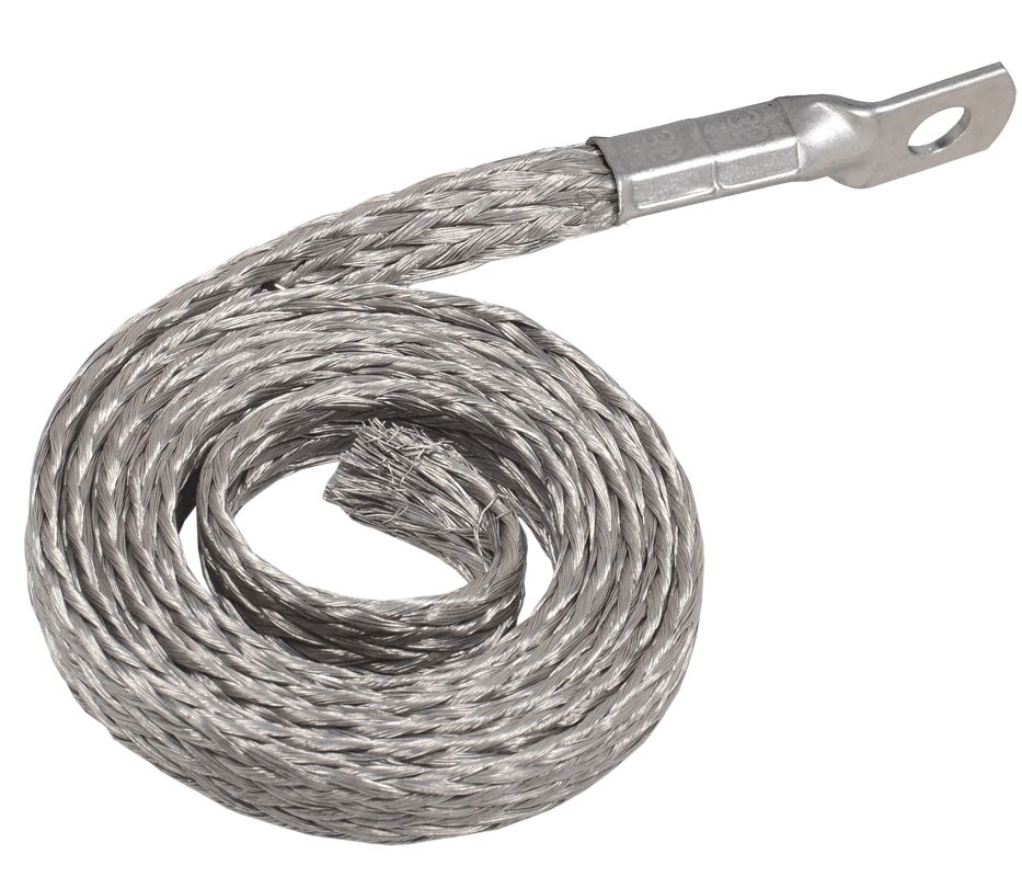 Шина заземления ПМЛ16 0,8м с наконечником IEK