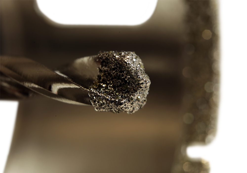 Коронка алмазная по керамограниту 100 х 70 мм,3гр. Хв., с центрир. Cверл. Sturm!