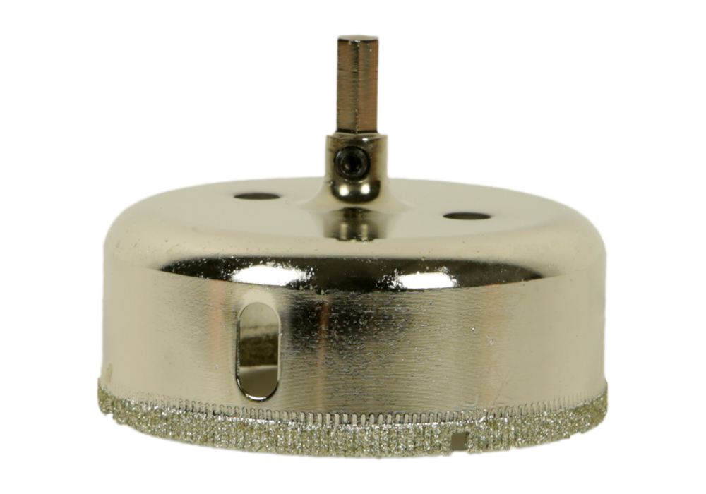 Коронка алмазн. По керам. Плитке и стеклу 75 х 55 мм,  с центрир. Сверл. Sturm!