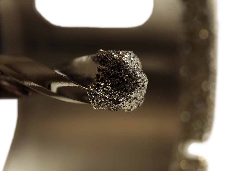 Коронка алмазная по керамограниту 80 х 70 мм,3гр. Хв., с центрир. Cверл. Sturm!