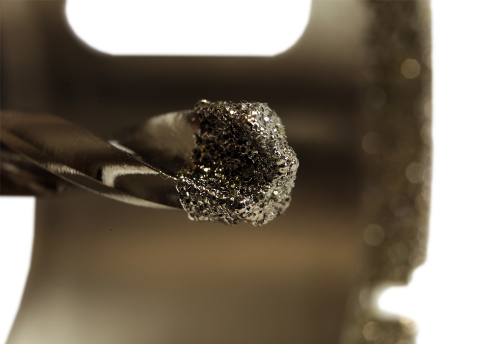 Коронка алмазная по керамограниту 45 х 70 мм,3гр. Хв., с центрир. Cверл. Sturm!