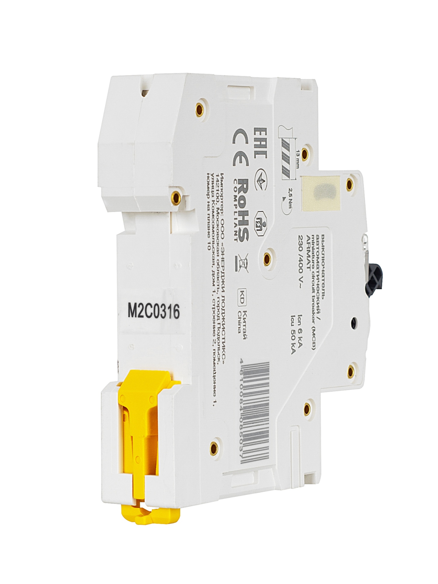 ARMAT Автоматический выключатель M06N 1P C 3А IEK